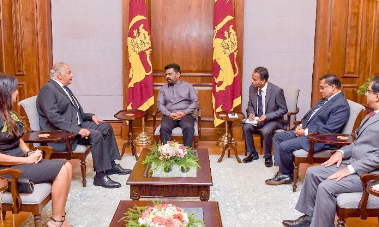 ශ්‍රී ලංකාවේ අරාබි තානාපතිවරුන්ගේ කවුන්සිලය සහ ජනපති අතර හමුවක්